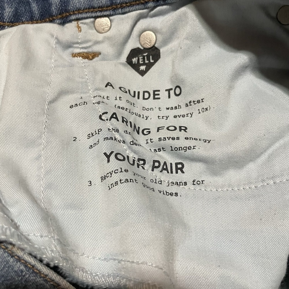 Madewell Jeans Womens 28 X 26 Boot Cut Mid Rise Light Wash Stretch Cali Demi - Picture 7 of 11